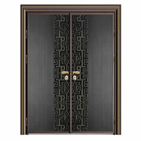 豪華雙開別墅門